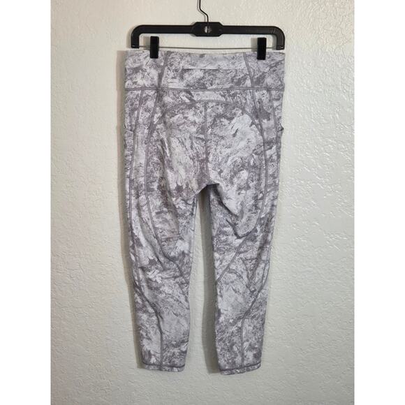 Lululemon Women's Time To Sweat Crop Leggings 23" Inseam Size 10‎ Gym Pockets - Picture 5 of 10